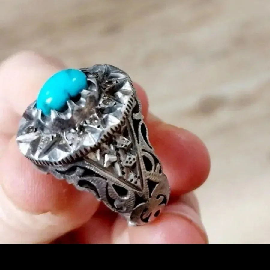 انگشتر مردانه نقره