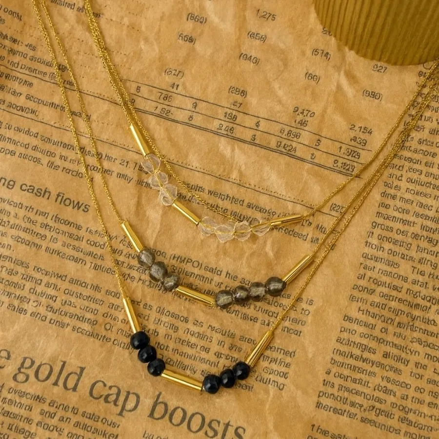 گردنبند 3لاین متصل