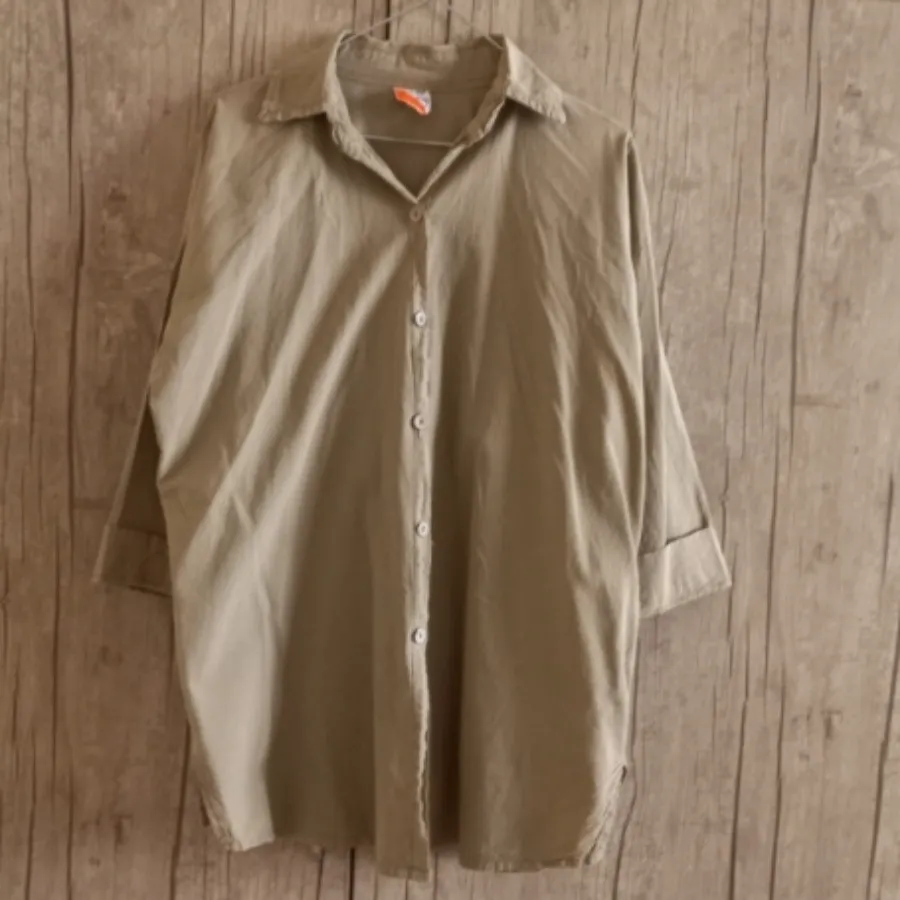 مانتو تابستونی حنایی