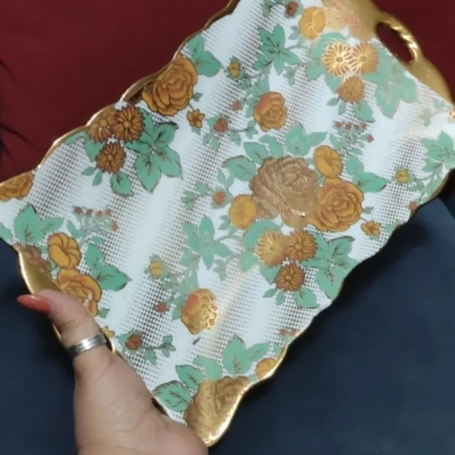 سینی چینی گلدار خاص