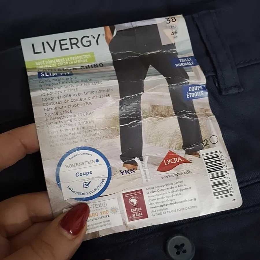 شلوار کتان لیورجی