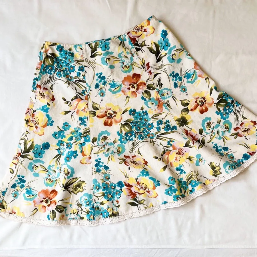 دامن لینن کتان