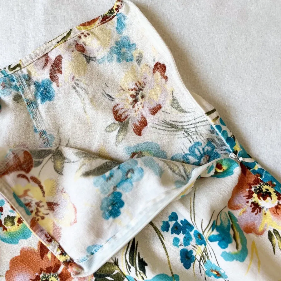 دامن لینن کتان