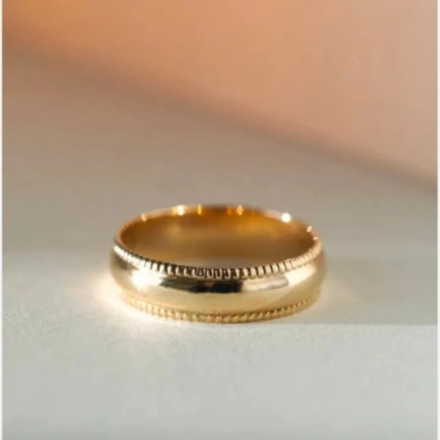 انگشتر رینگ طلایی تک نگین