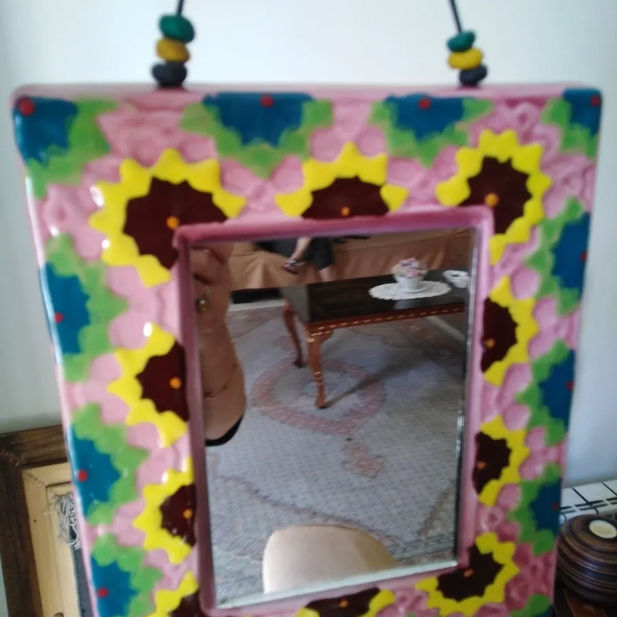 آینه قاب سرامیکی