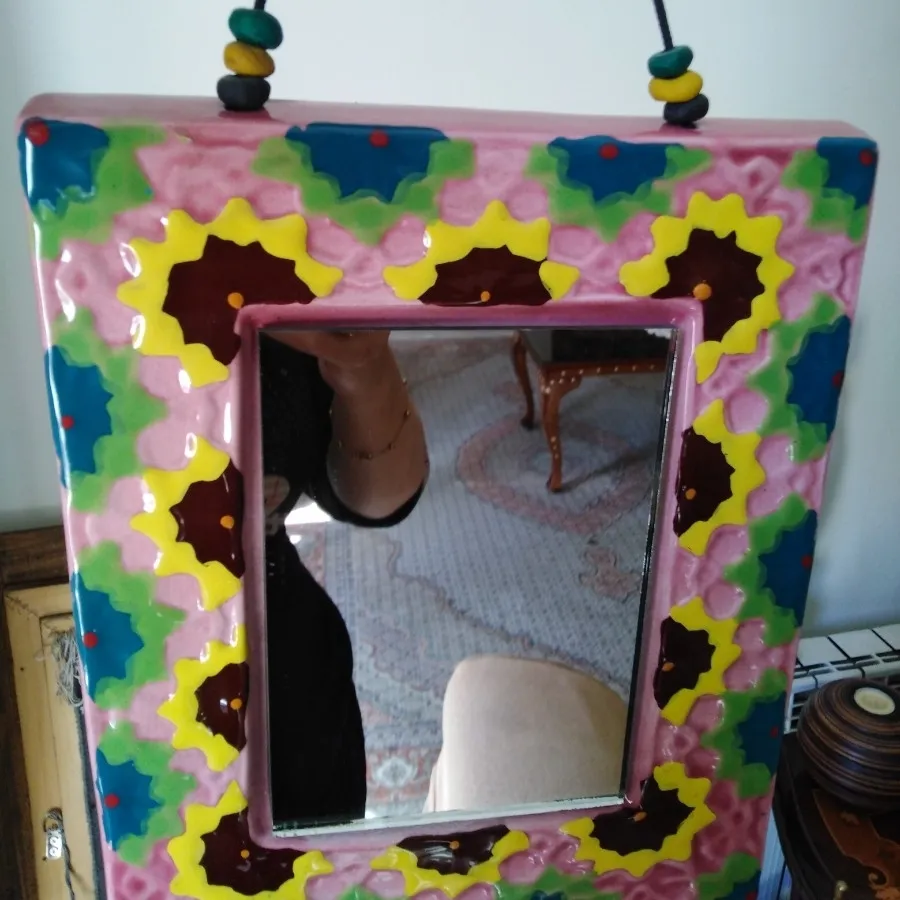 آینه قاب سرامیکی