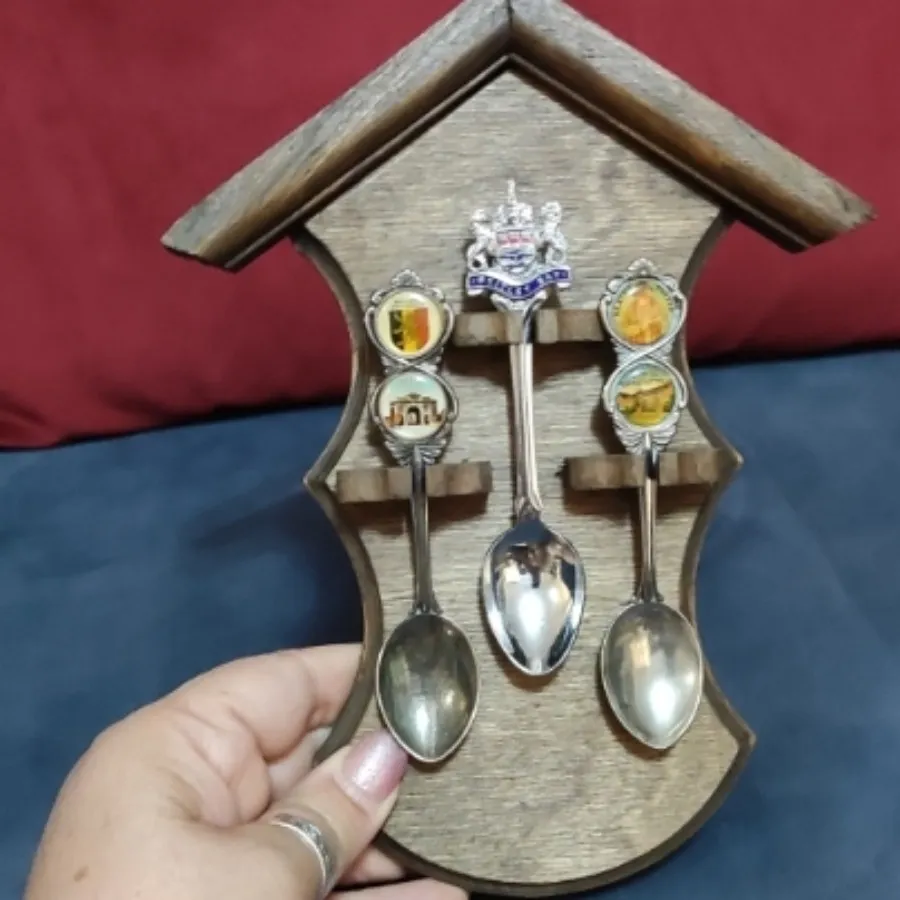 قاشق اروپایی پلاکدار