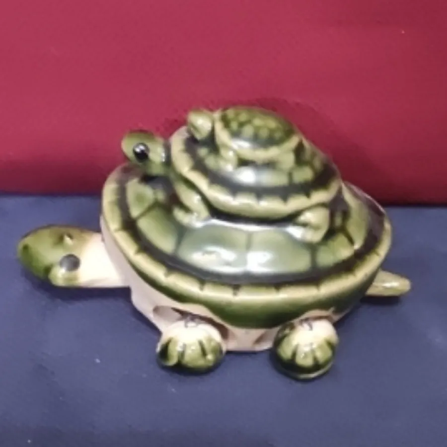 مجسمه سرامیکی لاک‌ پشت