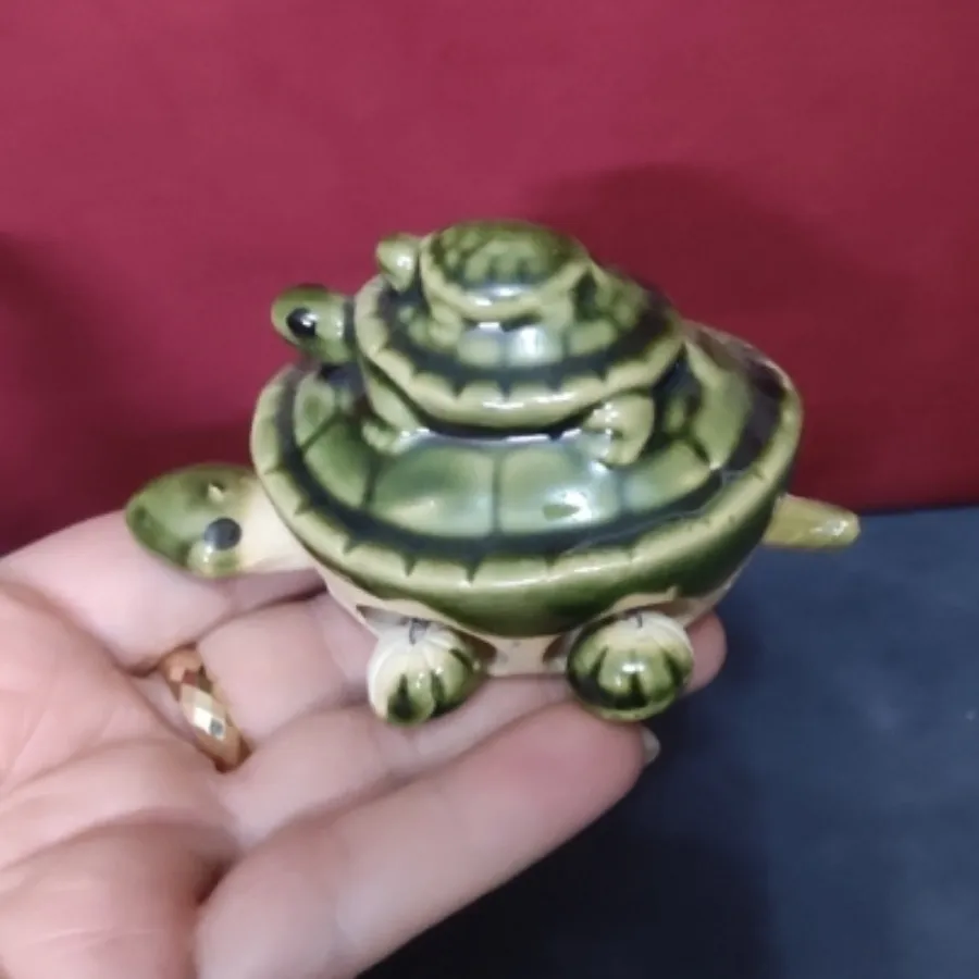 مجسمه سرامیکی لاک‌ پشت