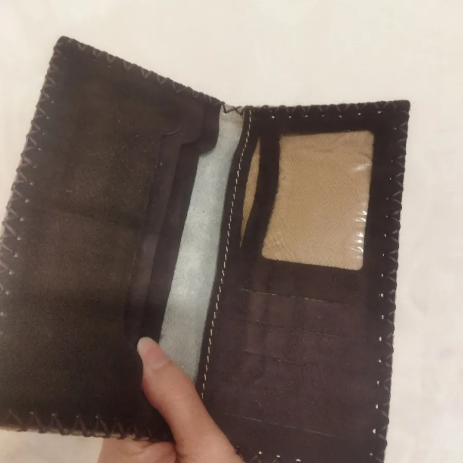 کیف پول پوست دست دوز