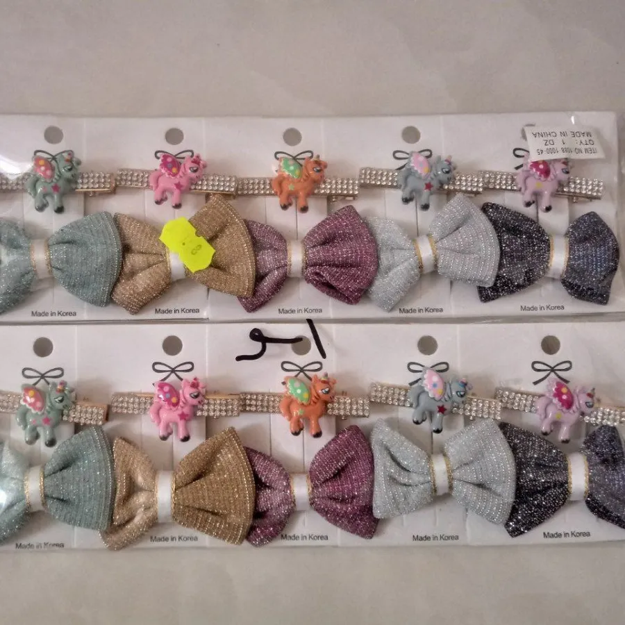 گیره مو تکشاخ و پاپیون