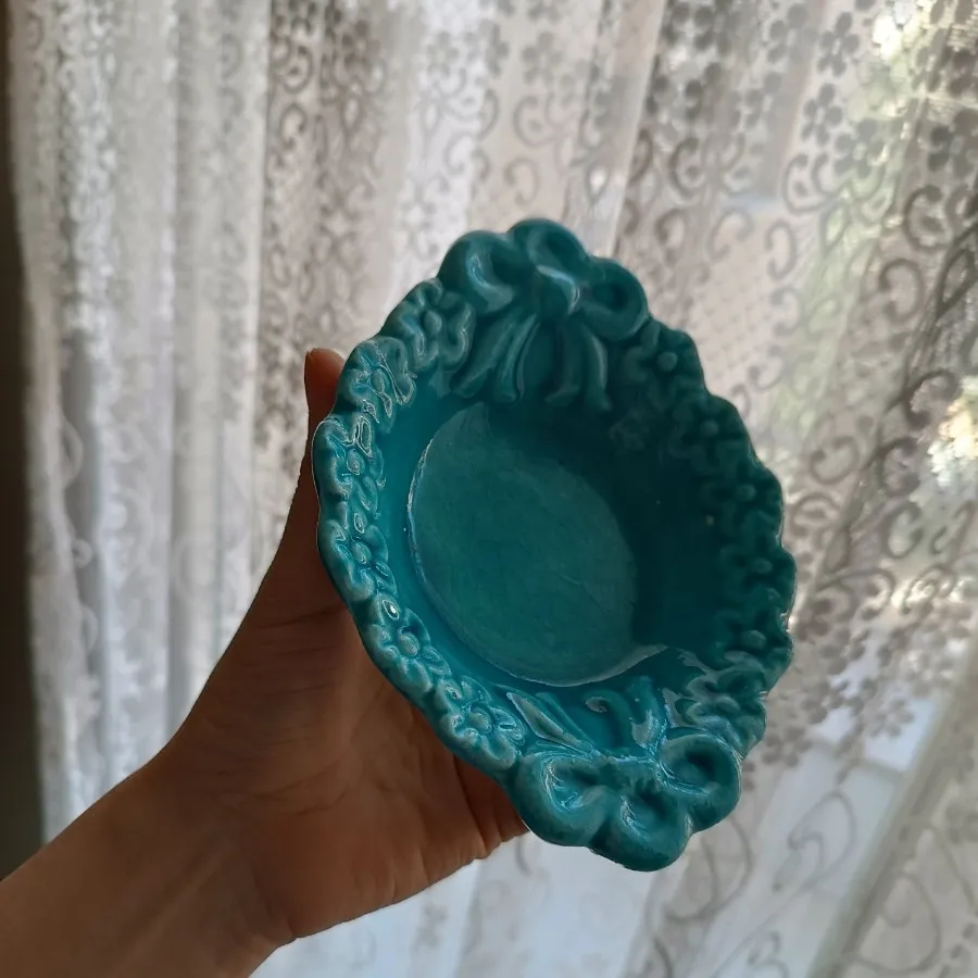 ست هفت سین سفالی فیرزه ای