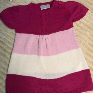 پیراهن بافت دخترانه