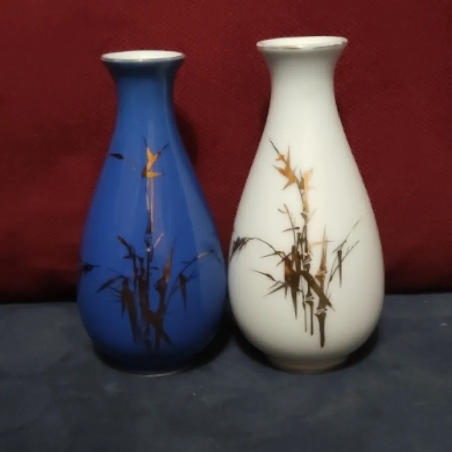 گلدان چینی طرح بامبو