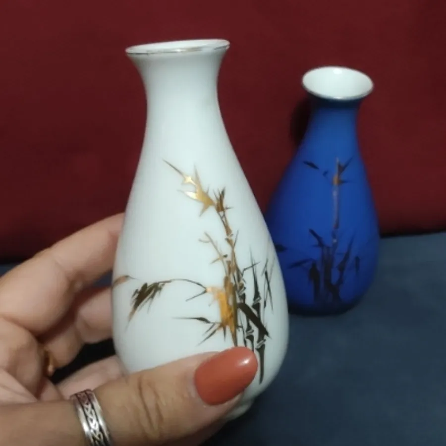 گلدان چینی طرح بامبو