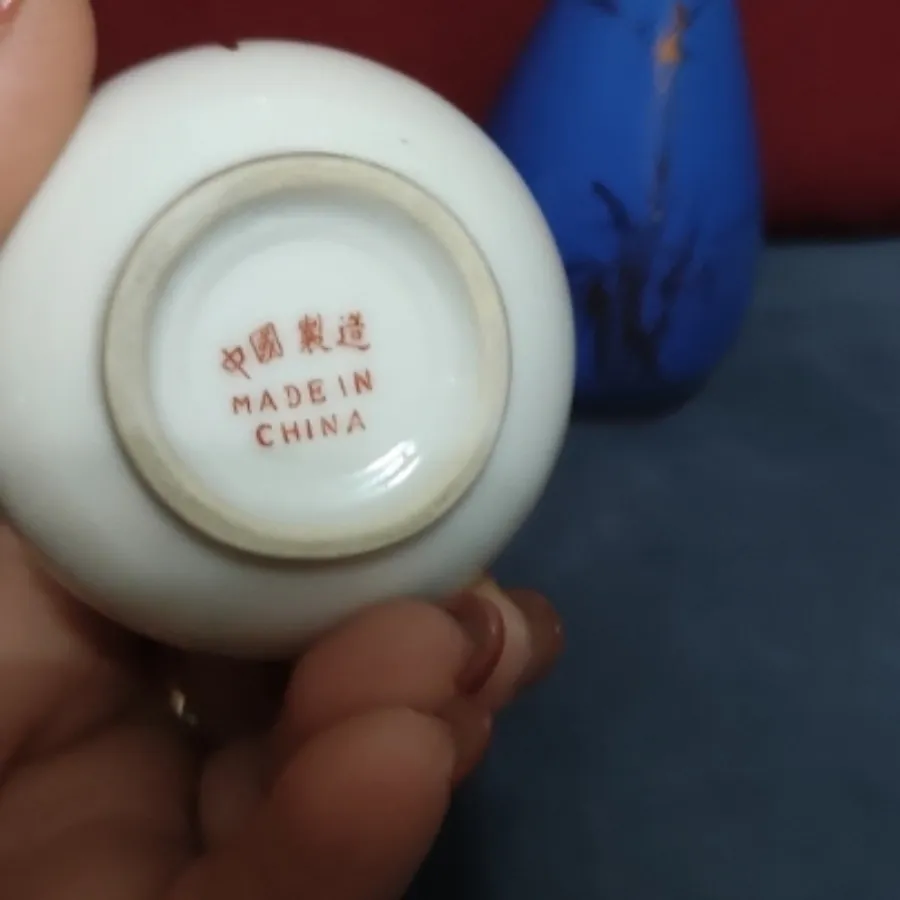 گلدان چینی طرح بامبو