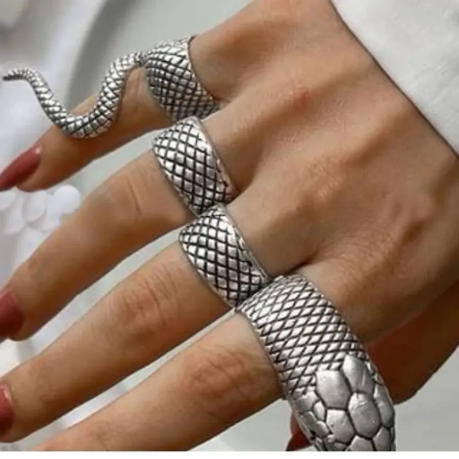 پک انگشتر طرح مار