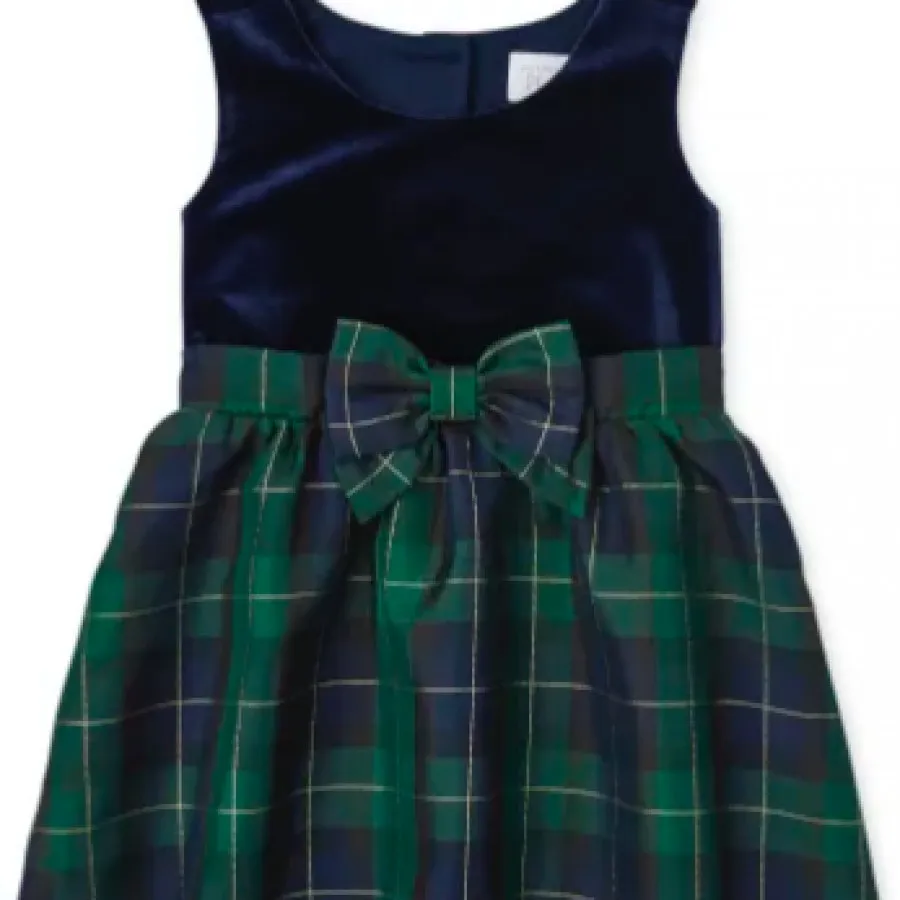 پیراهن مجلسی مخمل دخترانه