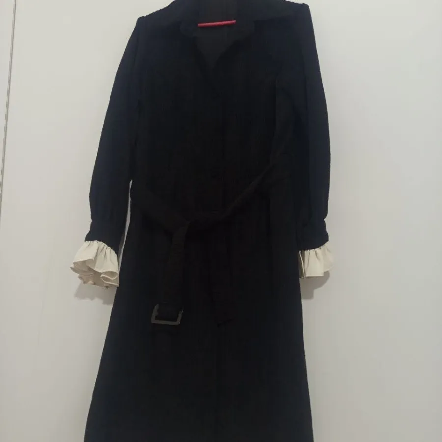 مانتو  کبریتی مشکی