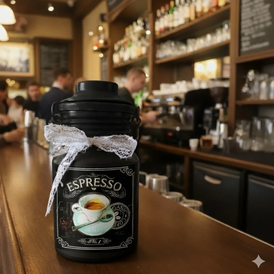 بانکه فلزی قهوه نیم کیلو