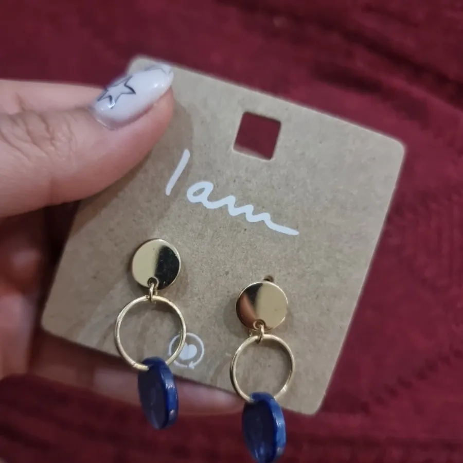 گوشواره وارداتی سورمه ای