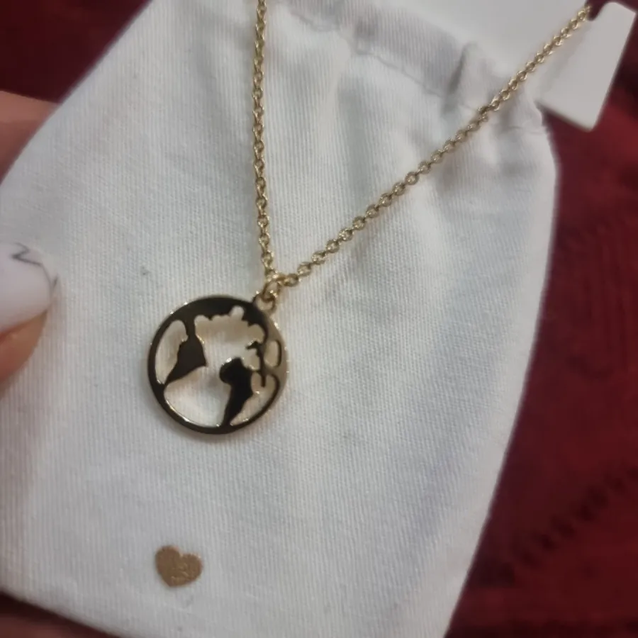 گردنی طرح جهان روکش طلا