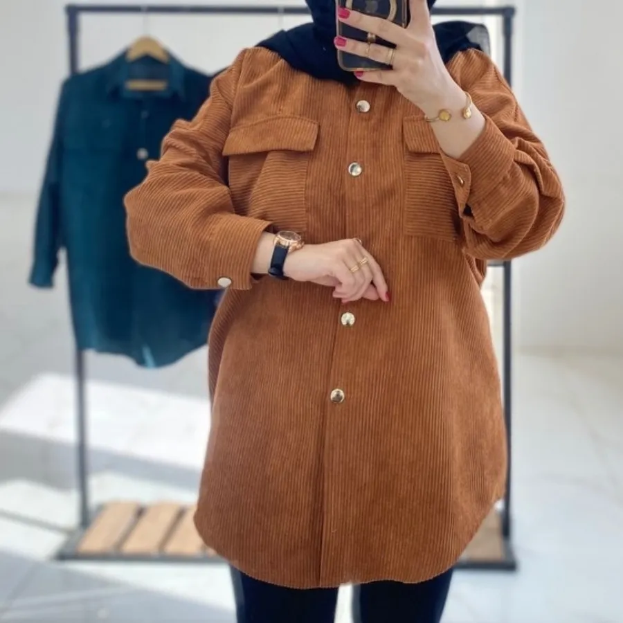 مانتو مخمل کبریتی