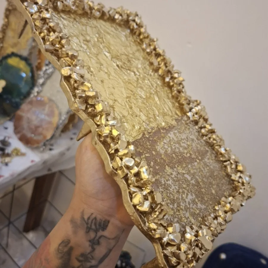 سینی چای رزینی