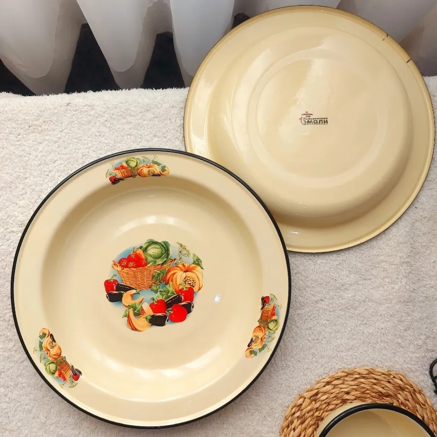 دیس لعابی روسیه طرح کدو