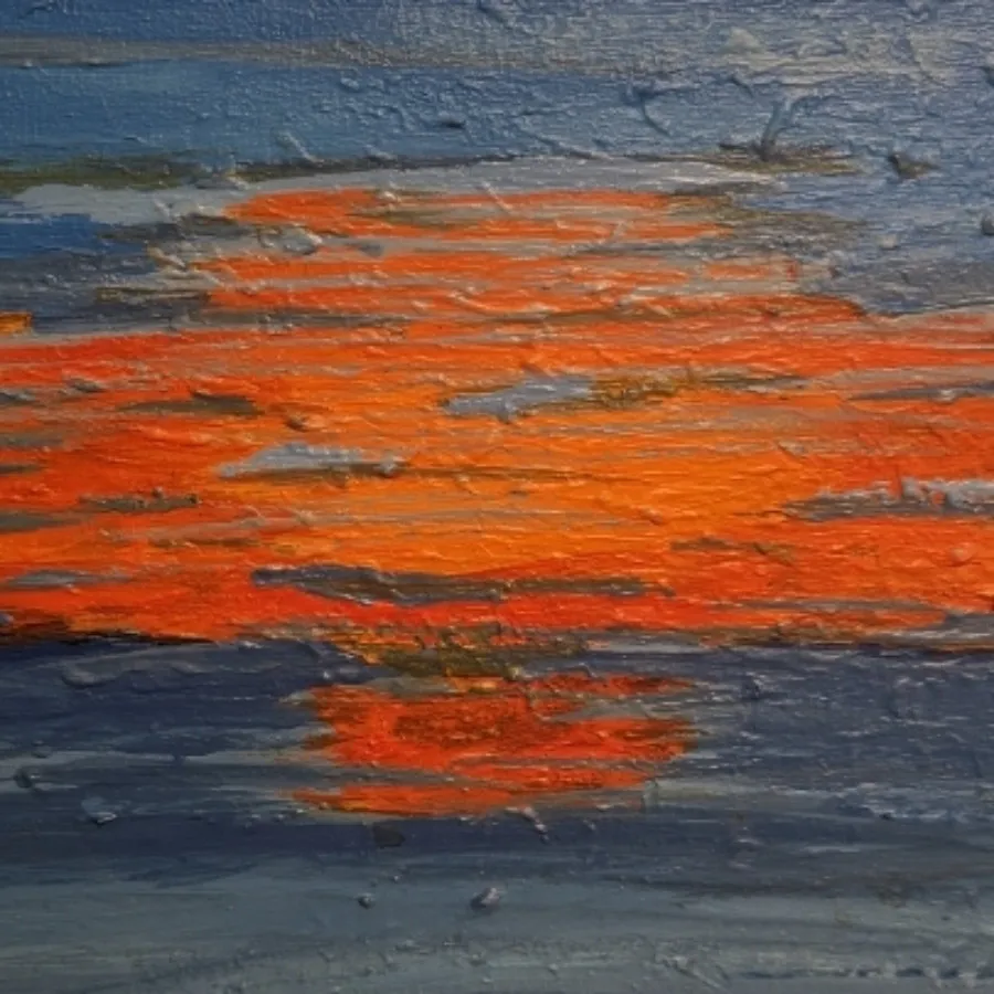 تابلو نقاشی غروب