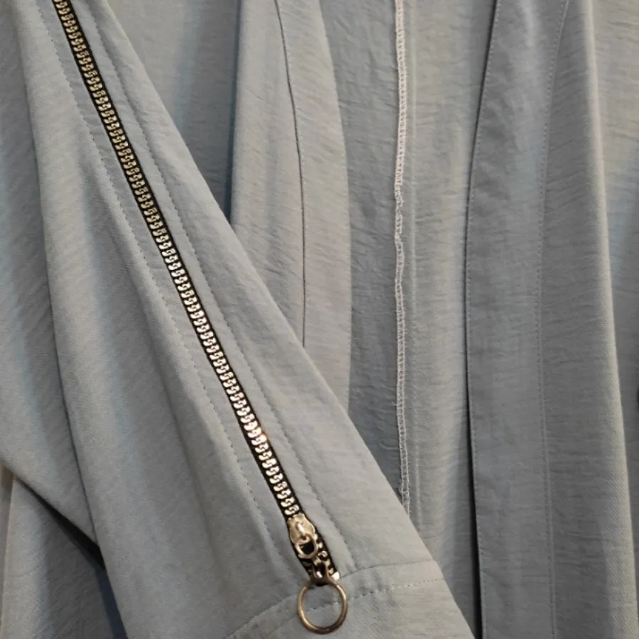 مانتو آبی خوشرنگ