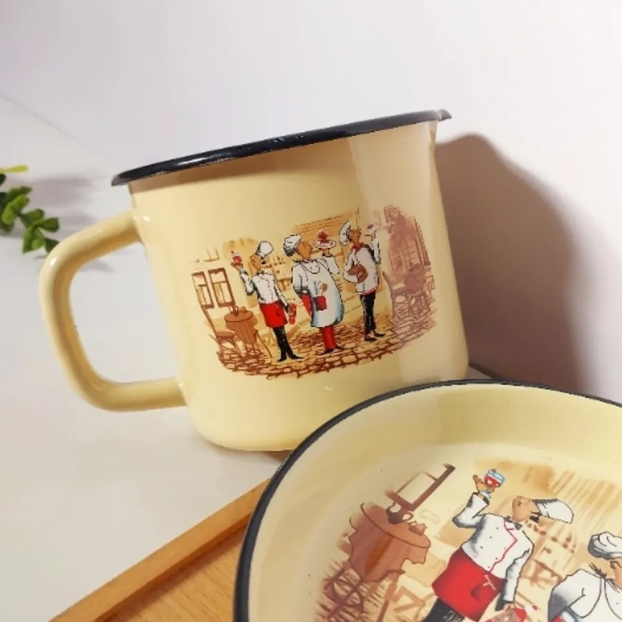 نیم پارچ/شیرجوش لعابی روس