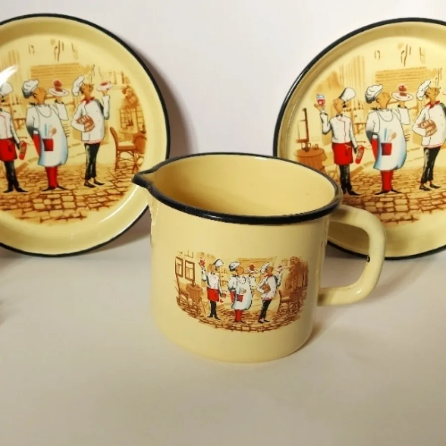 نیم پارچ/شیرجوش لعابی روس