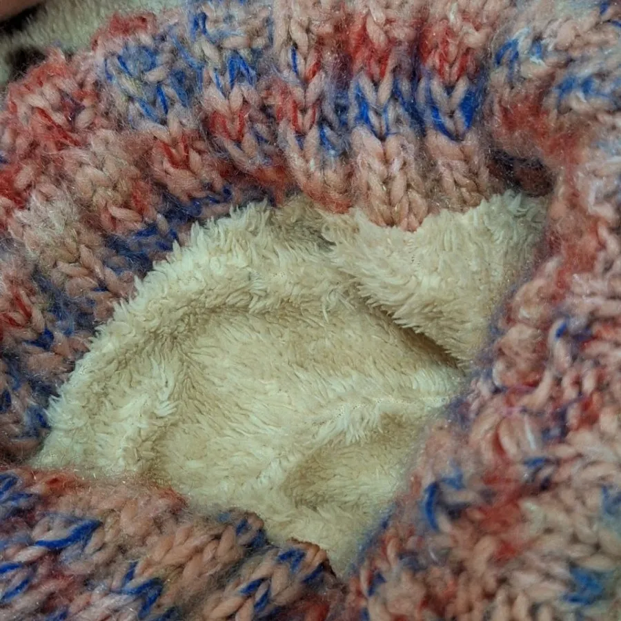 ست شال و کلاه بافت