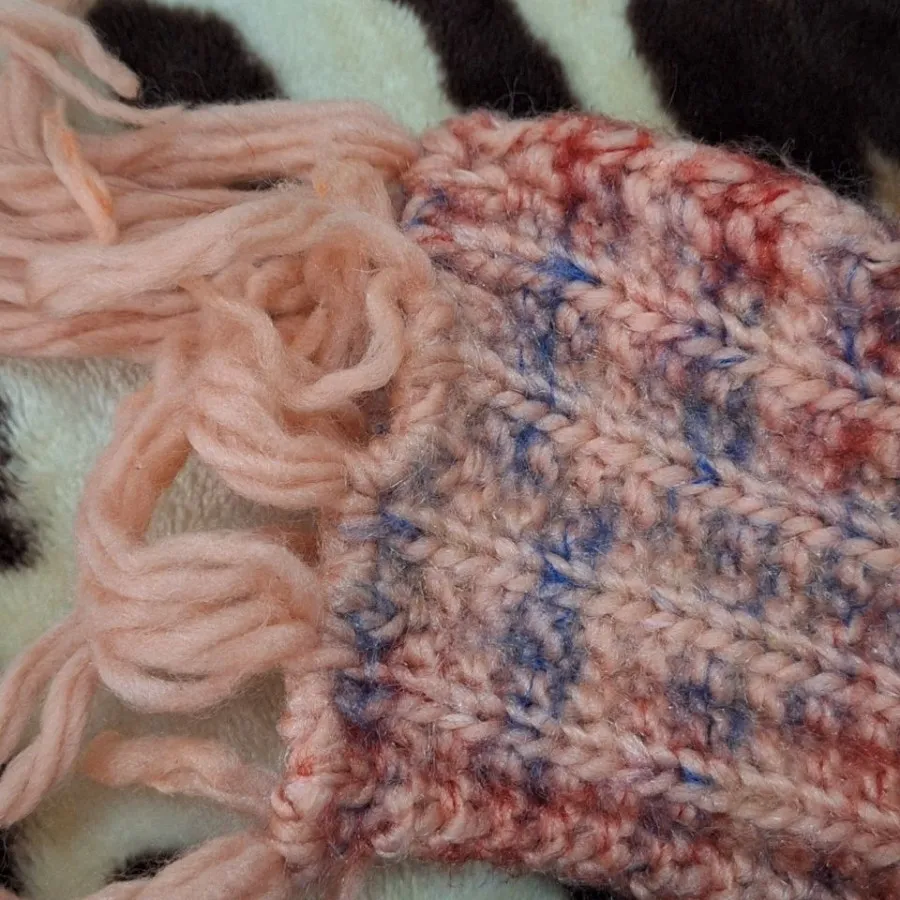 ست شال و کلاه بافت