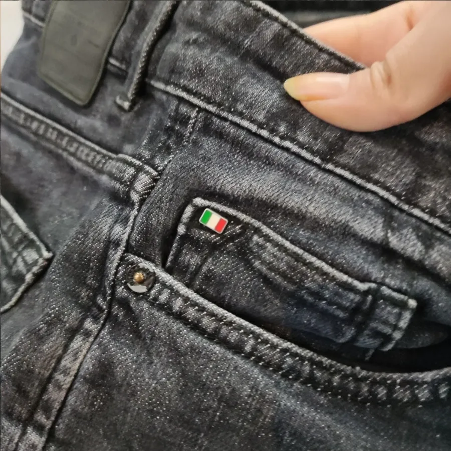 شلوار جین ذغالی مردانه