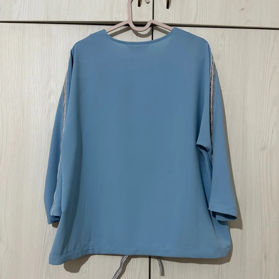 ست شومیز و شلوار آبی