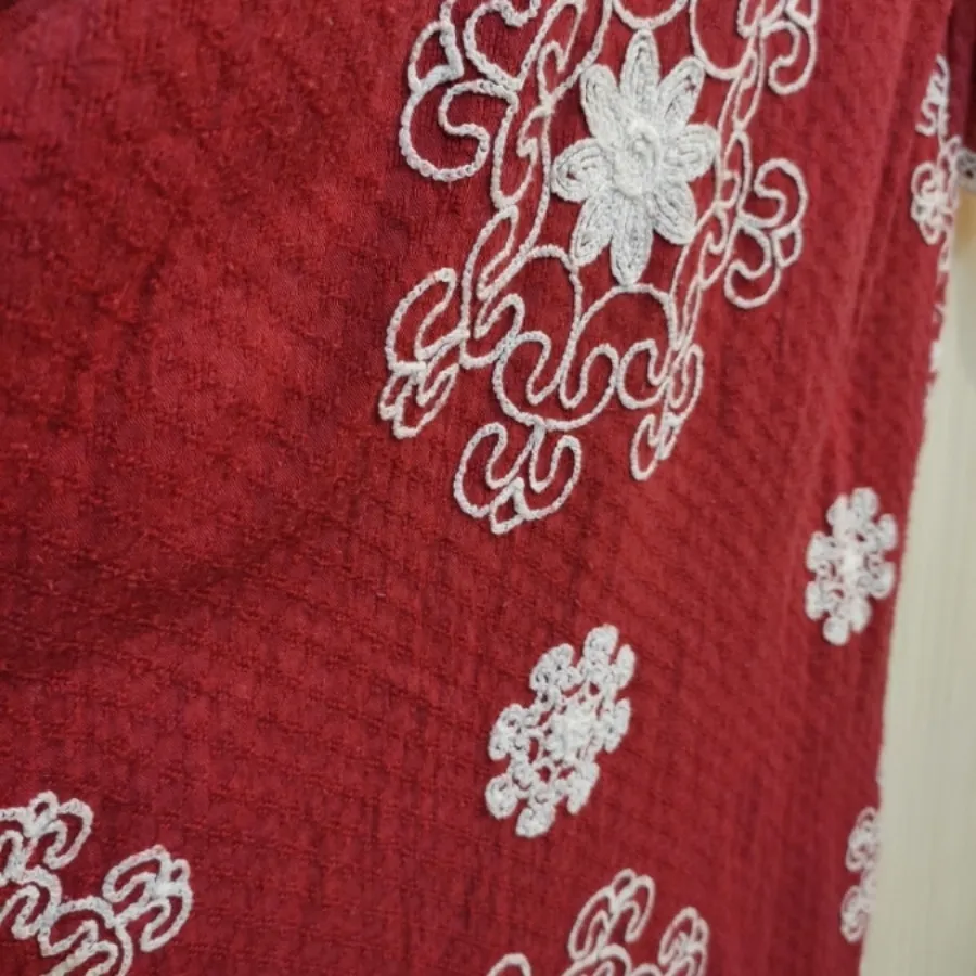 مانتو زیبا تماما سوزن دوز