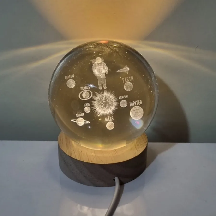 چراغ خواب گوی شیشه ای