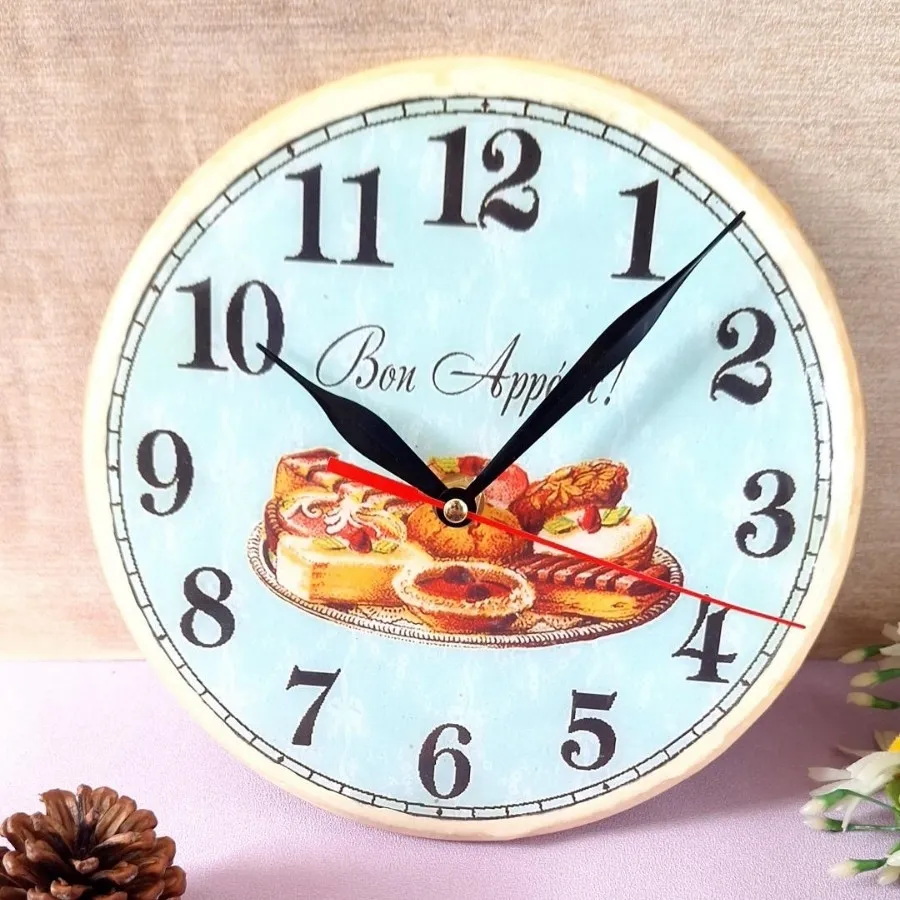 ساعت دیواری رزین آشپزخانه