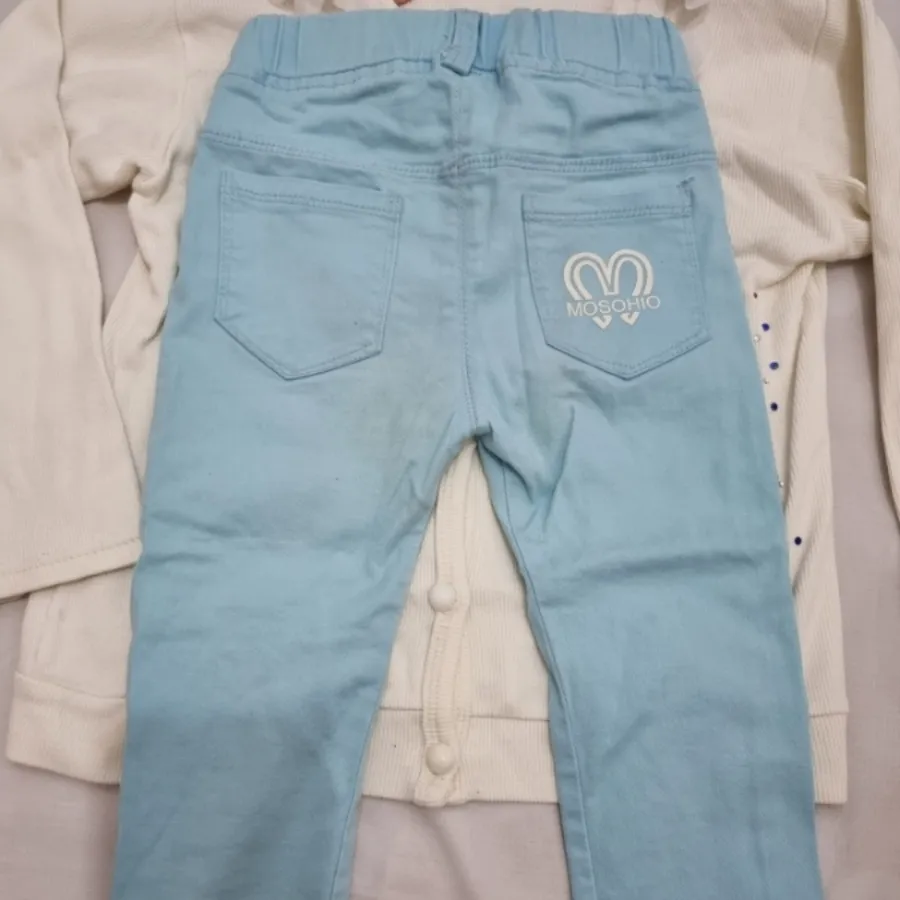 شلوارکتان کش بچگانه خارجی