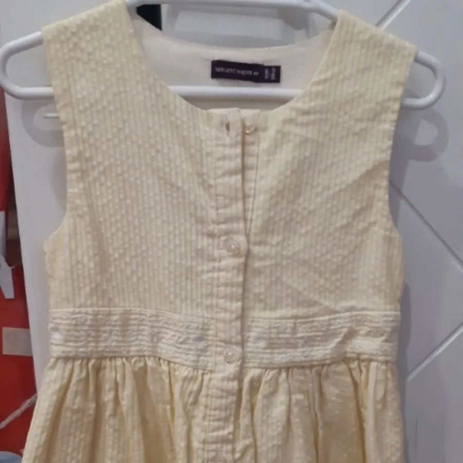 پیراهن دخترانه کتان المان