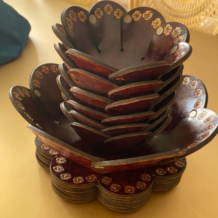 سرویس اجیل خوری چرمی