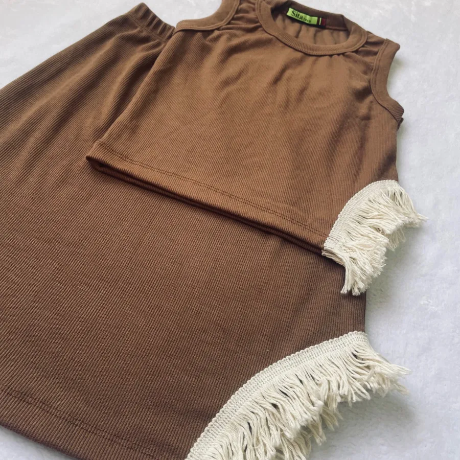 ست کراپ دامن