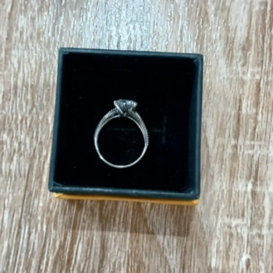 انگشتر تک نگین نقره