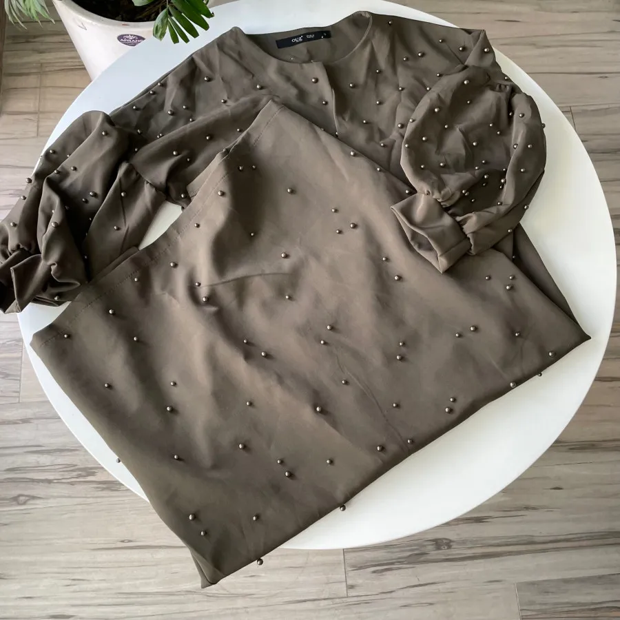 مانتو بلند یشمی