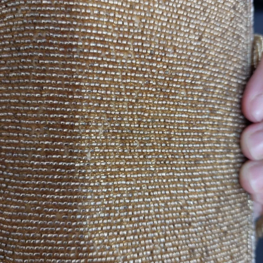 کیف مجلسی نگین دار طلایی