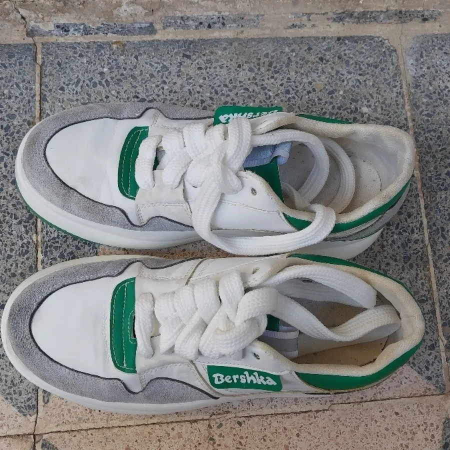 کفشBershka سبز وطوسی