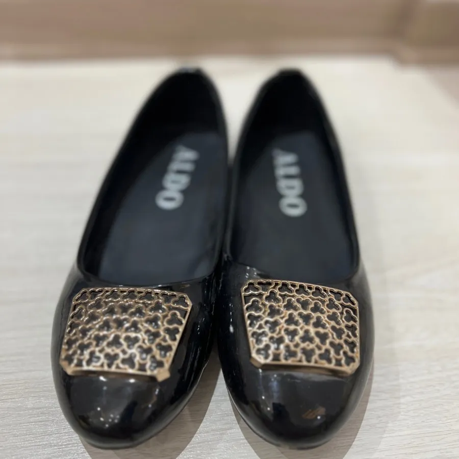 کفش عروسکی ورنی مشکی