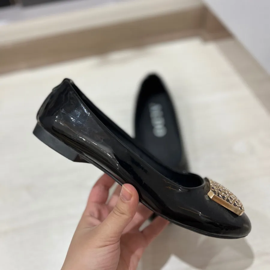 کفش عروسکی ورنی مشکی